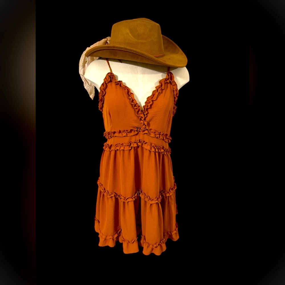 Iris Boho Tiered Ruffles Mini Dress Tunic